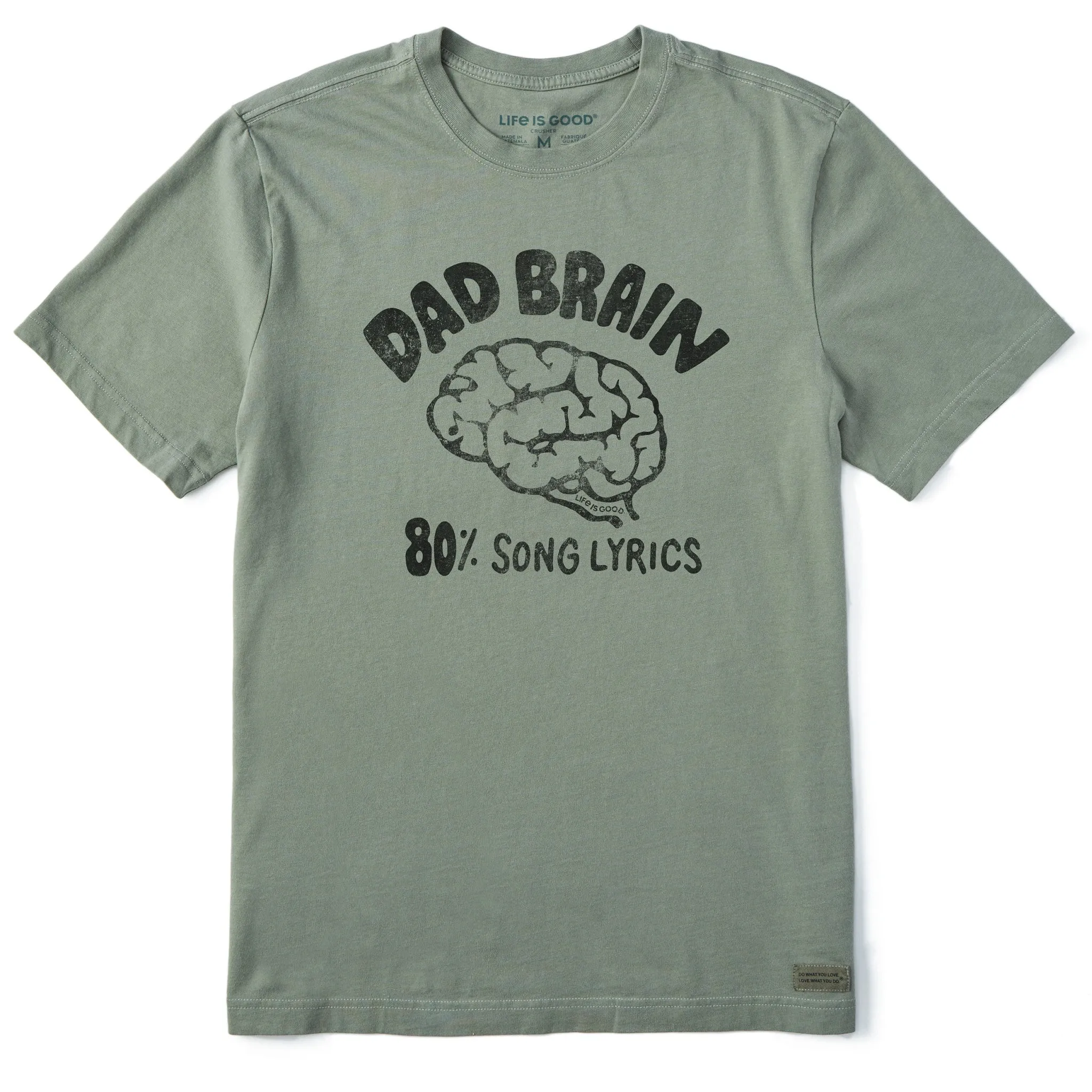 Men's Dad Brain Short Sleeve Tee Life is Good