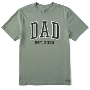 Men's Dad Est. 2024 Short Sleeve Tee Life is Good