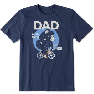 Men's Dad Like Mom but Funner Short Sleeve Tee Life is Good