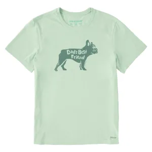 Men's Dads Best Friend Frenchie Short Sleeve Crusher Tee Life is Good