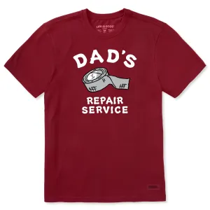 Men's Dad's Repair Service Short Sleeve Tee Life is Good