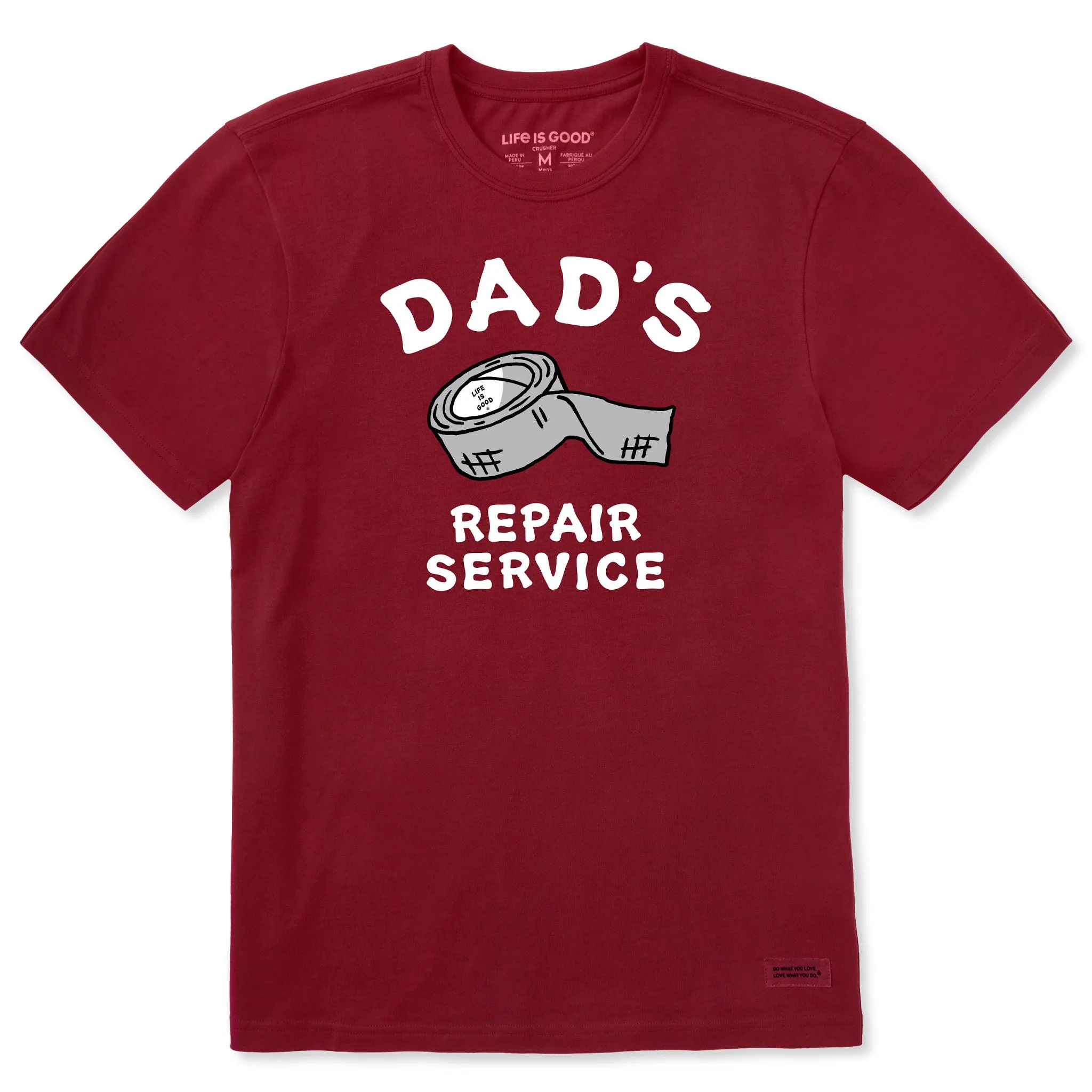 Men's Dad's Repair Service Short Sleeve Tee Life is Good