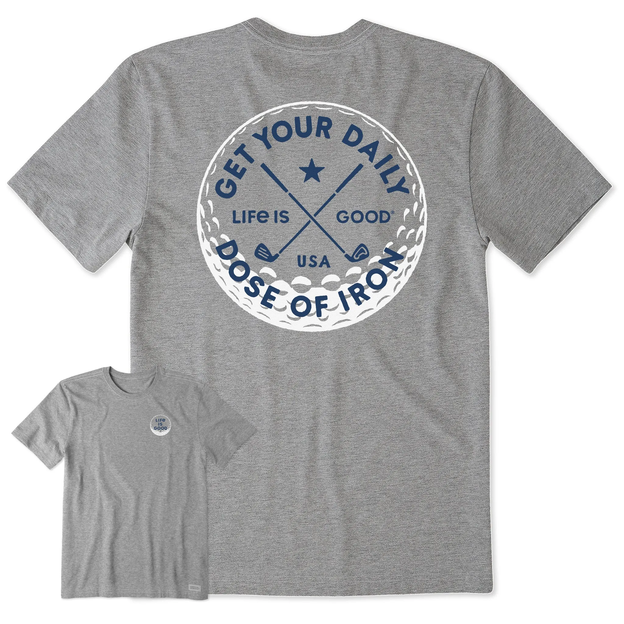 Men's Daily Dose Short Sleeve Crusher Tee Life is Good