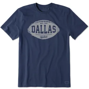 Men's Dallas Football Short Sleeve Crusher Tee Life is Good