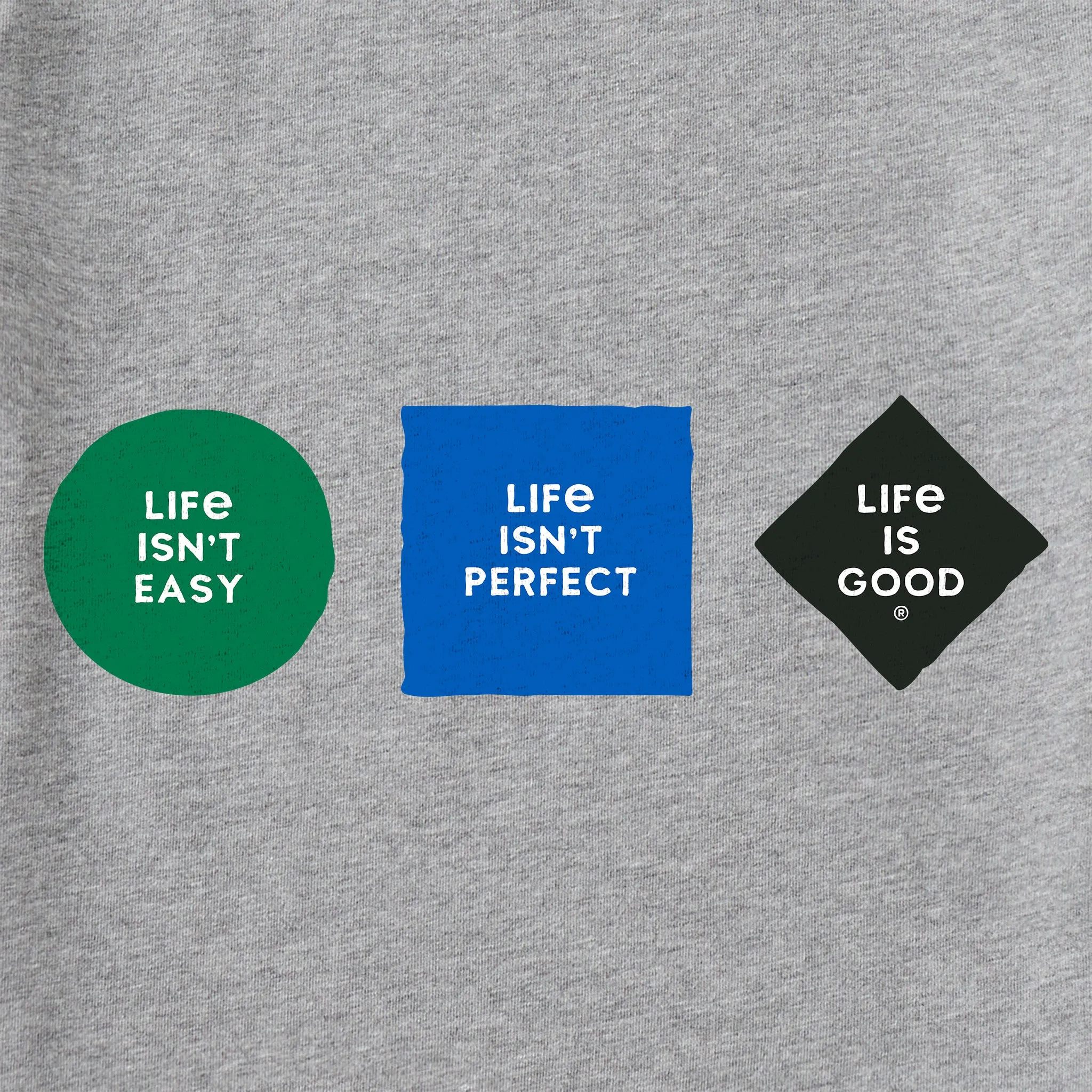 Men's Degrees of Difficulty Long Sleeve Crusher Tee Life is Good