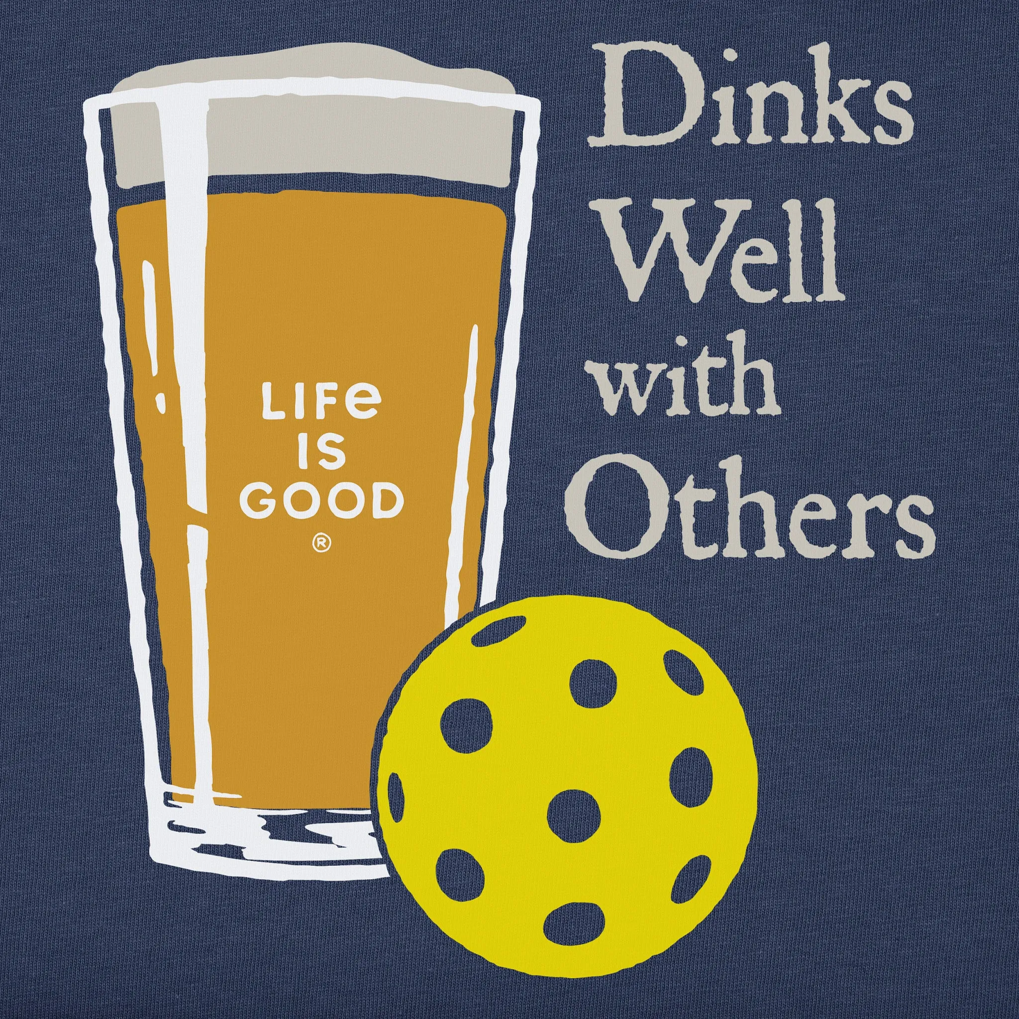 Men's Dinks Well Beer Short Sleeve Tee Life is Good