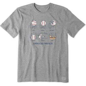 Men's Diversified Pitch Portfolio Short Sleeve Tee Life is Good