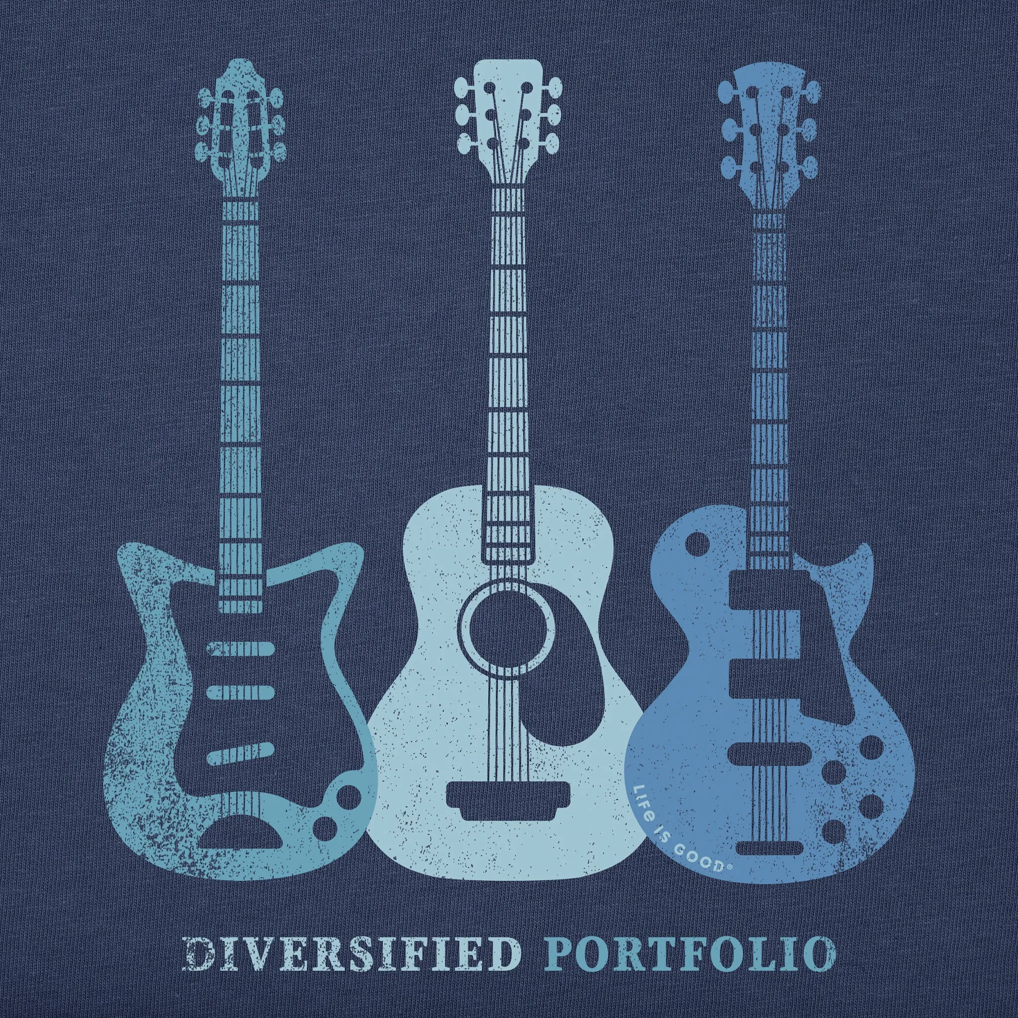 Men's Diversified Portfolio 3 Axes Short Sleeve Tee Life is Good