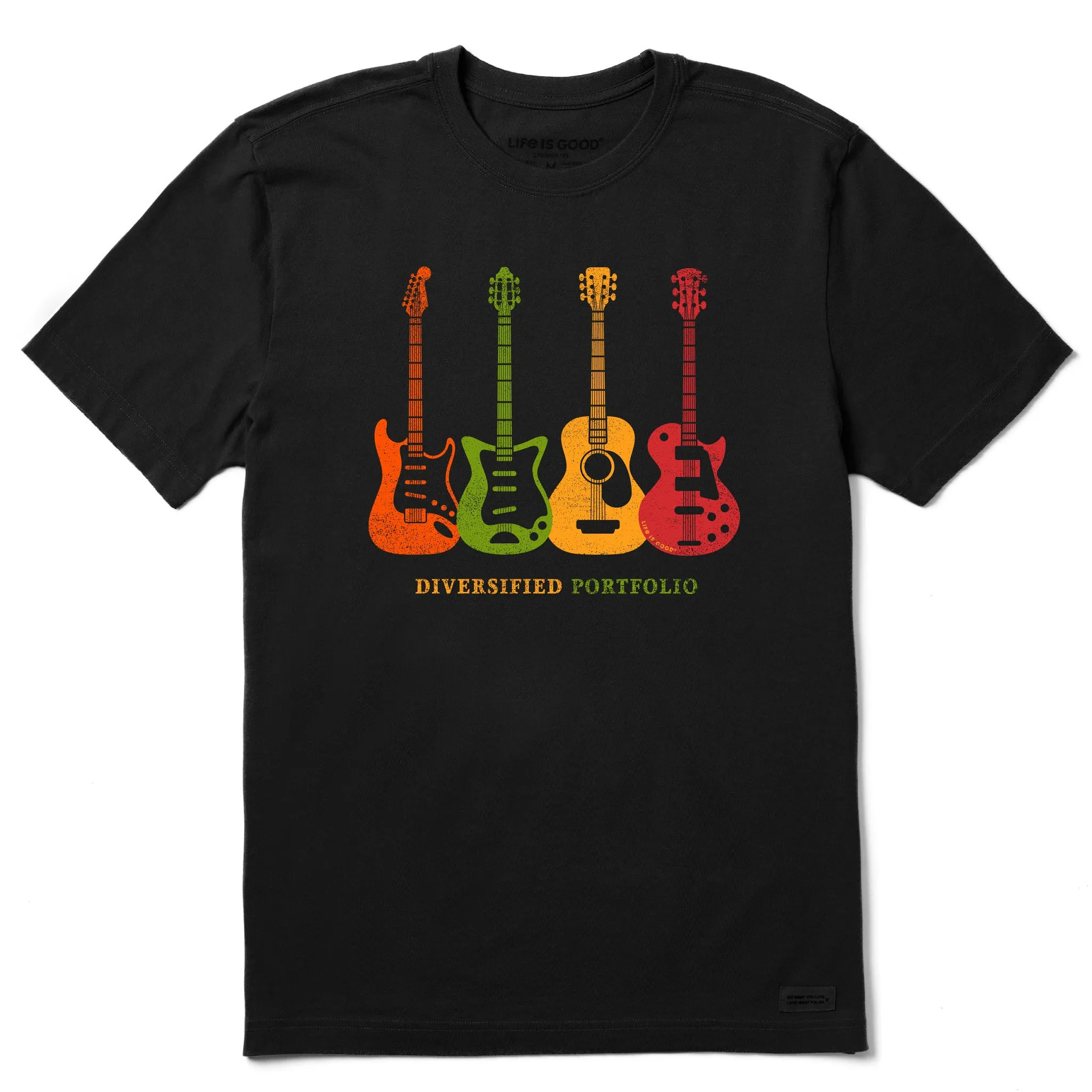Men's Diversified Portfolio Axes Short Sleeve Tee Life is Good