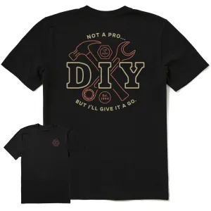 Men's Do It Yourself Short Sleeve Crusher Tee Life is Good