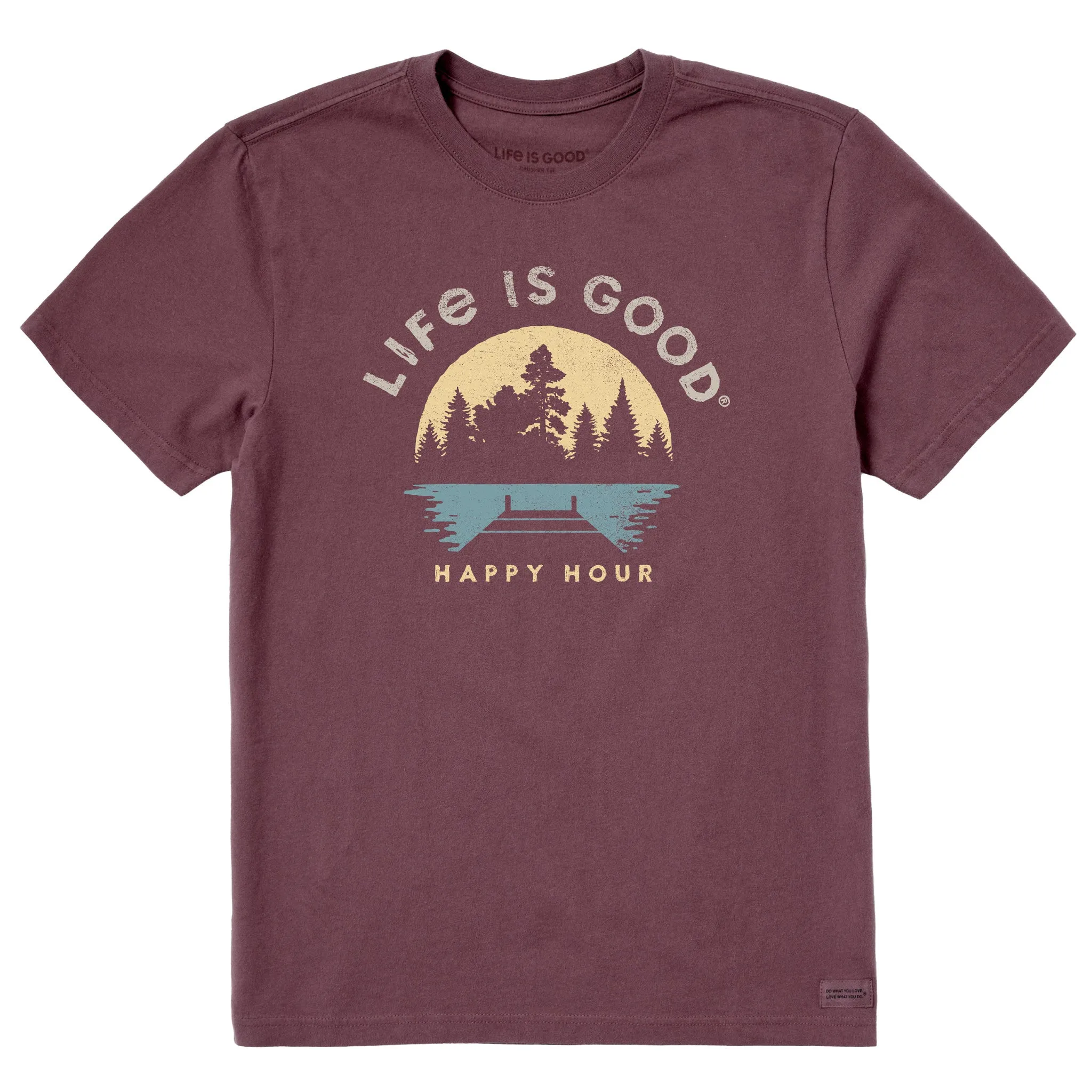 Men's Dockside Happy Hour Short Sleeve Tee Life is Good