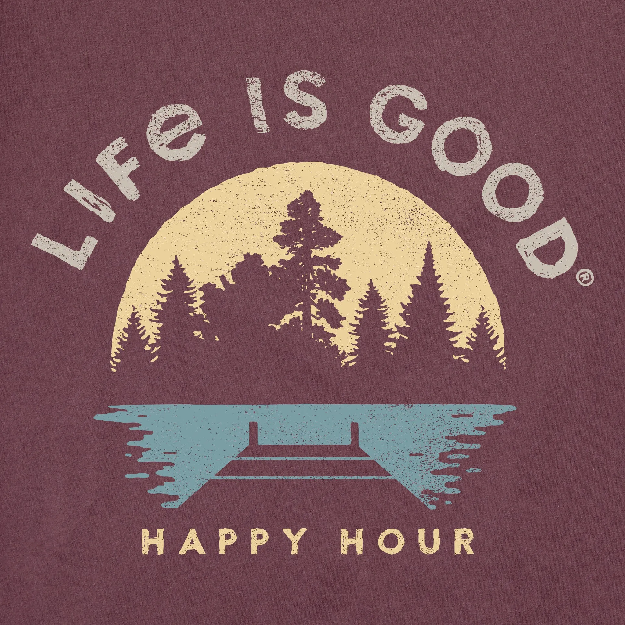 Men's Dockside Happy Hour Short Sleeve Tee Life is Good