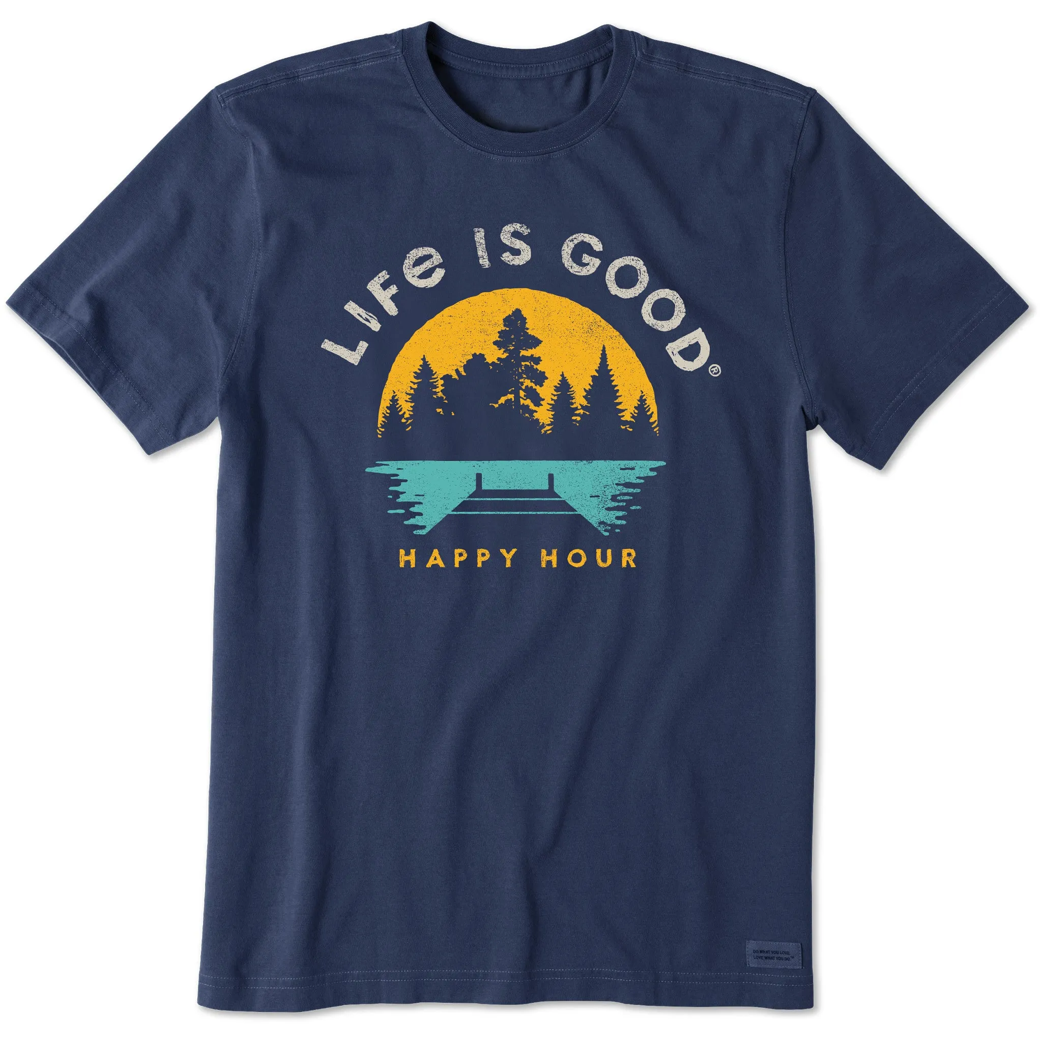 Men's Dockside Happy Hour Short Sleeve Tee Life is Good