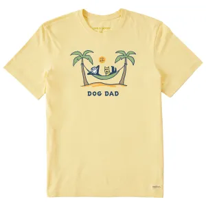 Men's Dog Dad Jake & Rocket Hammock Short Sleeve Crusher Tee Life is Good