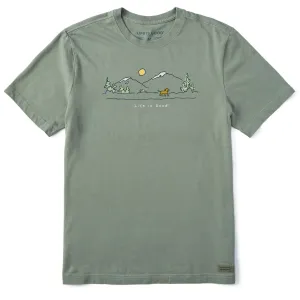 Men's Dog Vista Short Sleeve Tee Life is Good