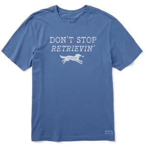 Men's Don't Stop Retreivin' Short Sleeve Tee Life is Good