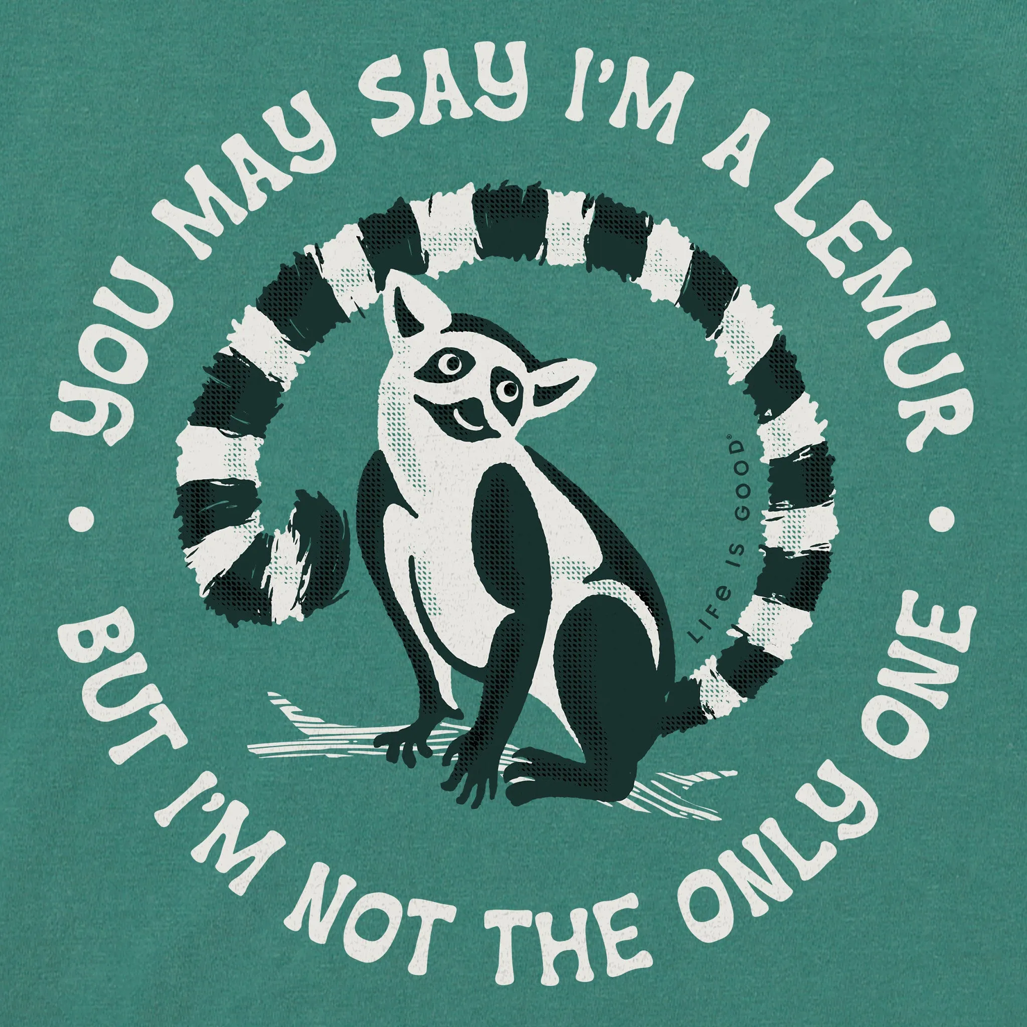 Men's Dreamer Lemur Short Sleeve Crusher Tee Life is Good