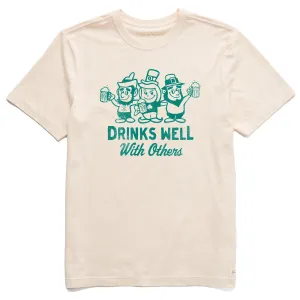 Men's Drinks Well Leprechauns Short Sleeve Crusher Tee Life is Good