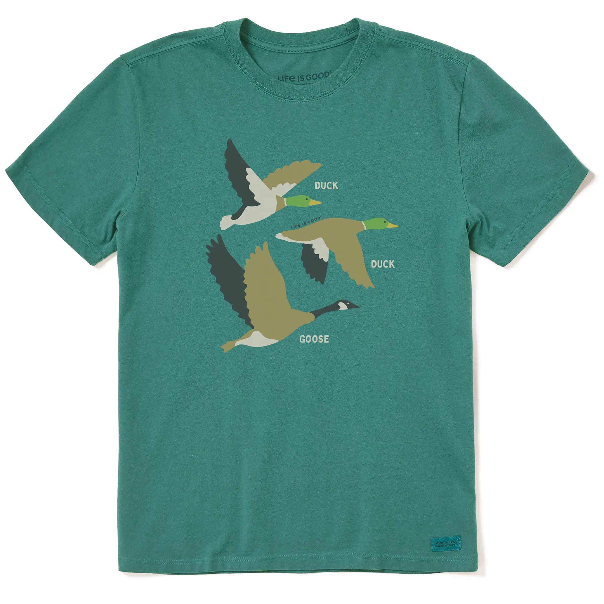 Men's Duck Duck Goose Short Sleeve Crusher Tee Life is Good