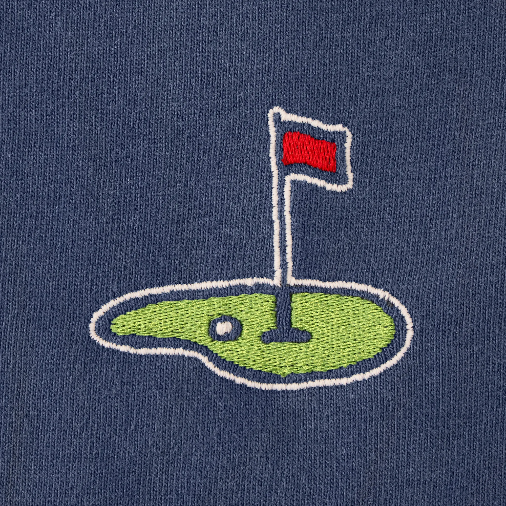 Men's Embroidered Golf Flag Short Sleeve Crusher Tee Life is Good