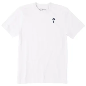 Men's Embroidered Palm Short Sleeve Crusher Tee Life is Good
