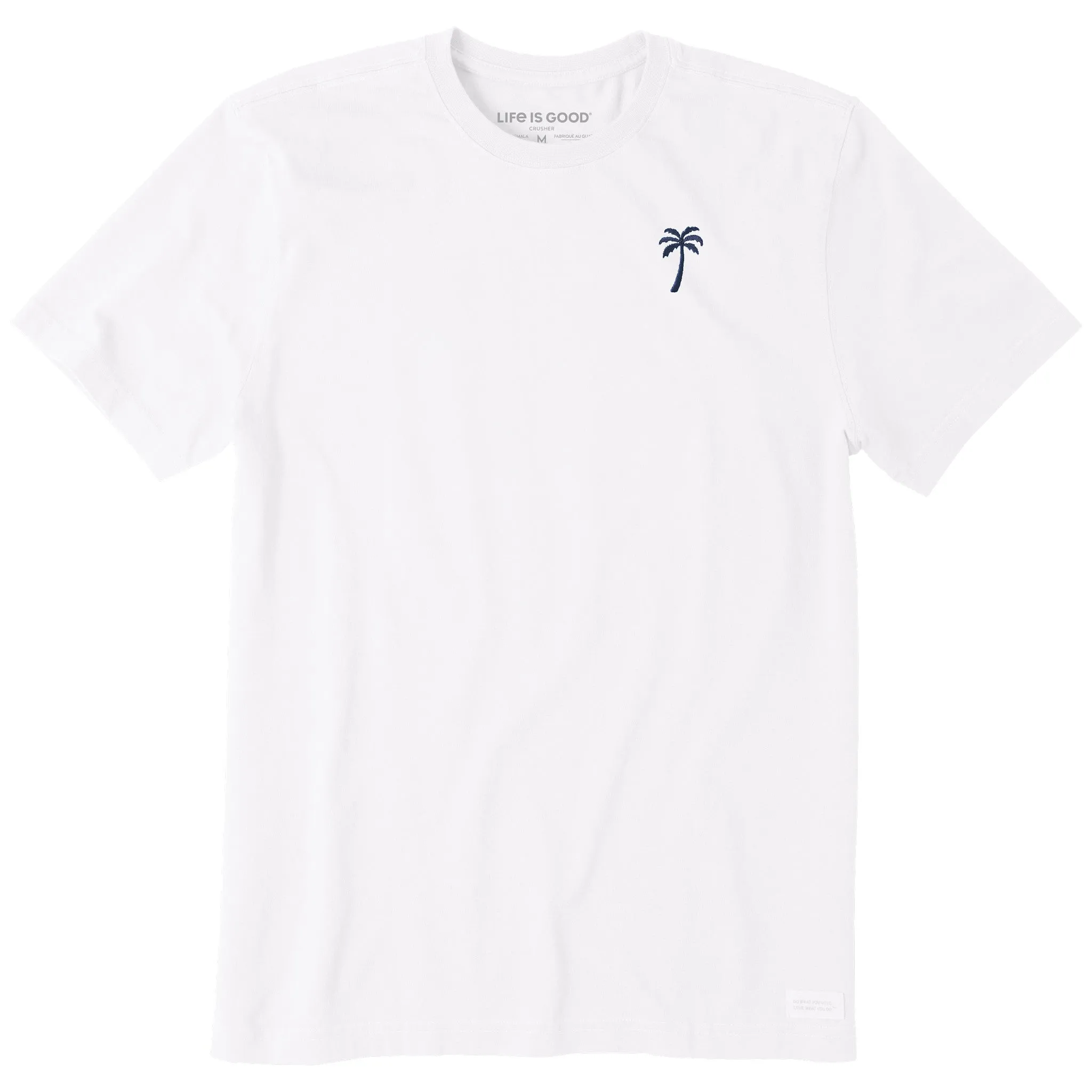 Men's Embroidered Palm Short Sleeve Crusher Tee Life is Good
