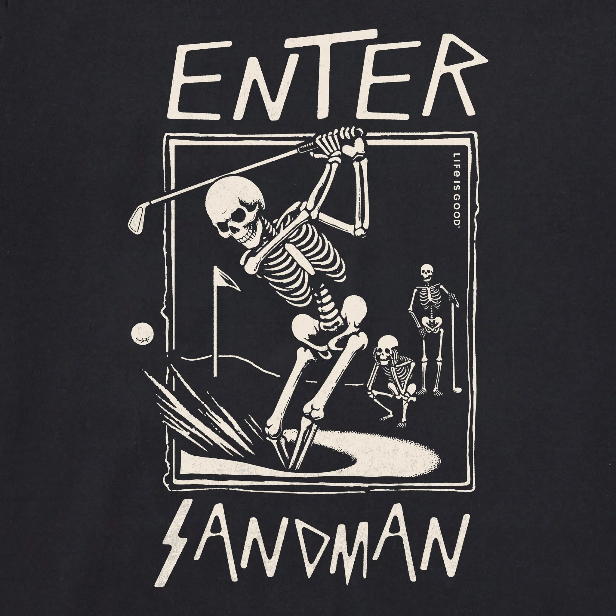 Men's Enter Sandman Short Sleeve Tee Life is Good