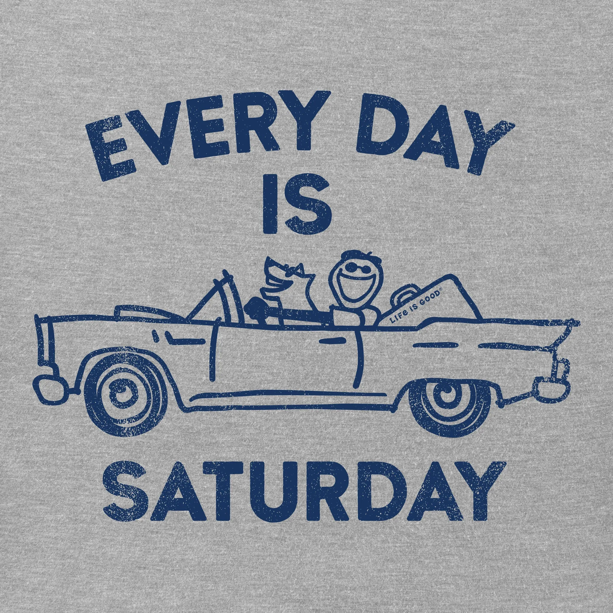 Men's Every Day is Saturday Adventure Short Sleeve Tee Life is Good