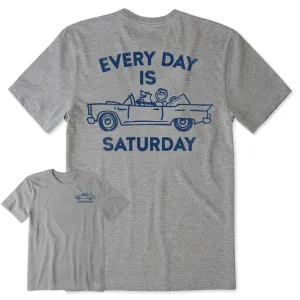 Men's Every Day is Saturday Adventure Short Sleeve Tee Life is Good