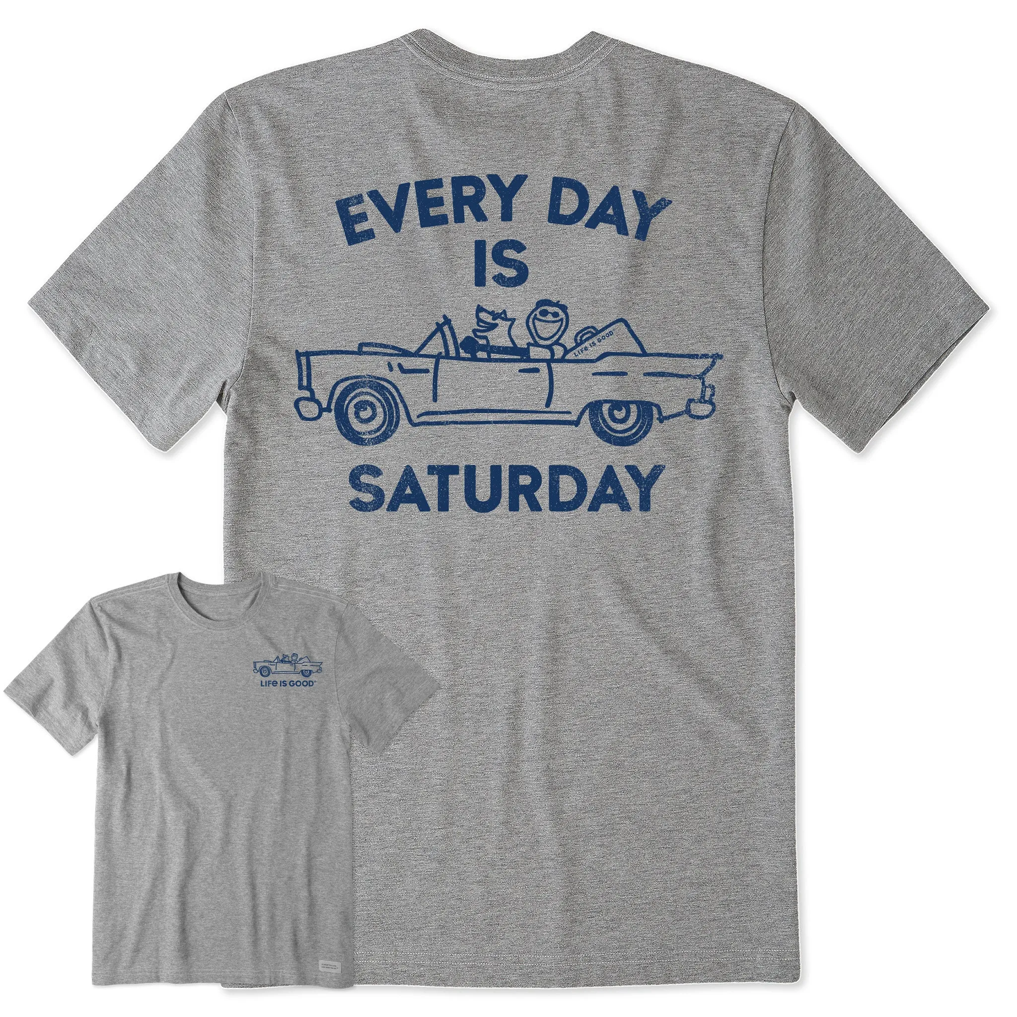 Men's Every Day is Saturday Adventure Short Sleeve Tee Life is Good