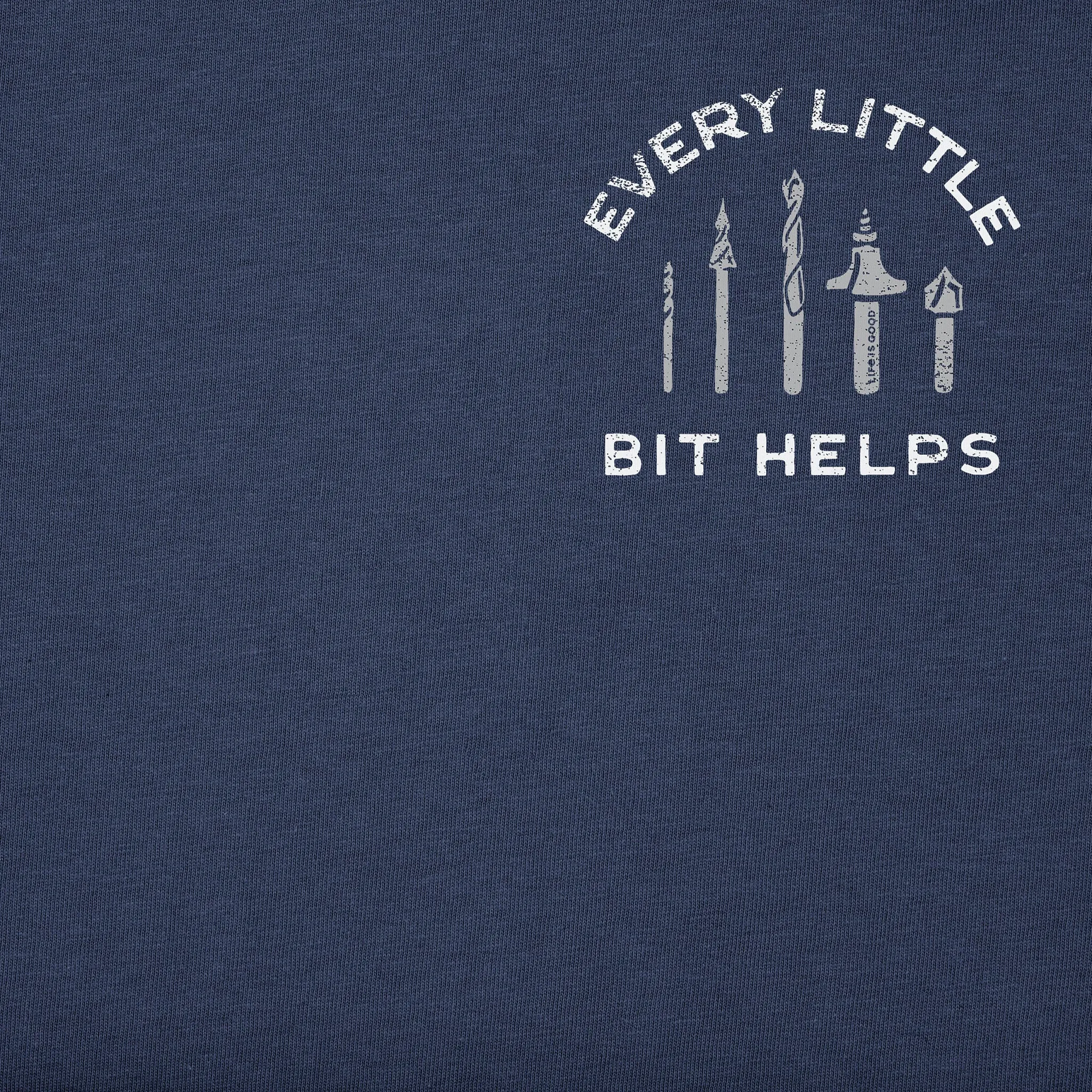 Men's Every Little Bit Helps Short Sleeve Tee Life is Good