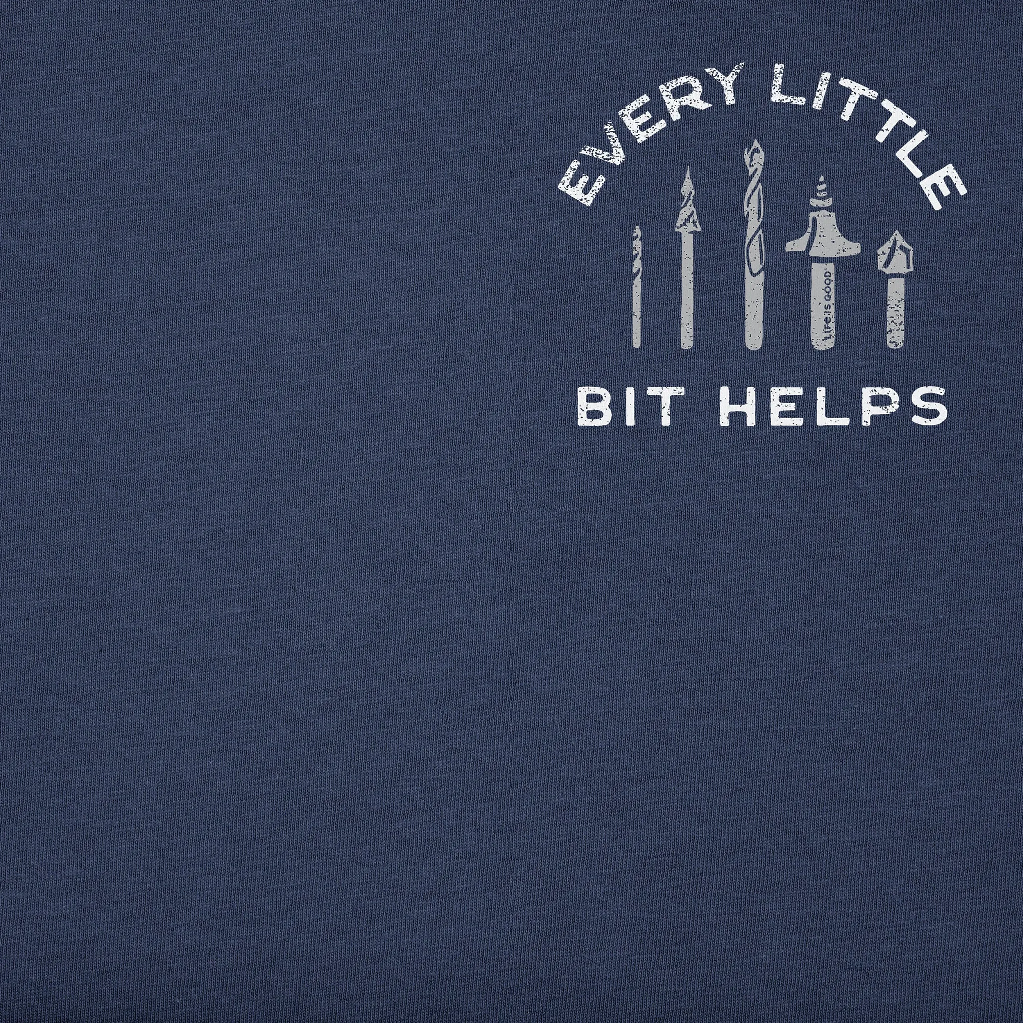 Men's Every Little Bit Helps Short Sleeve Tee Life is Good