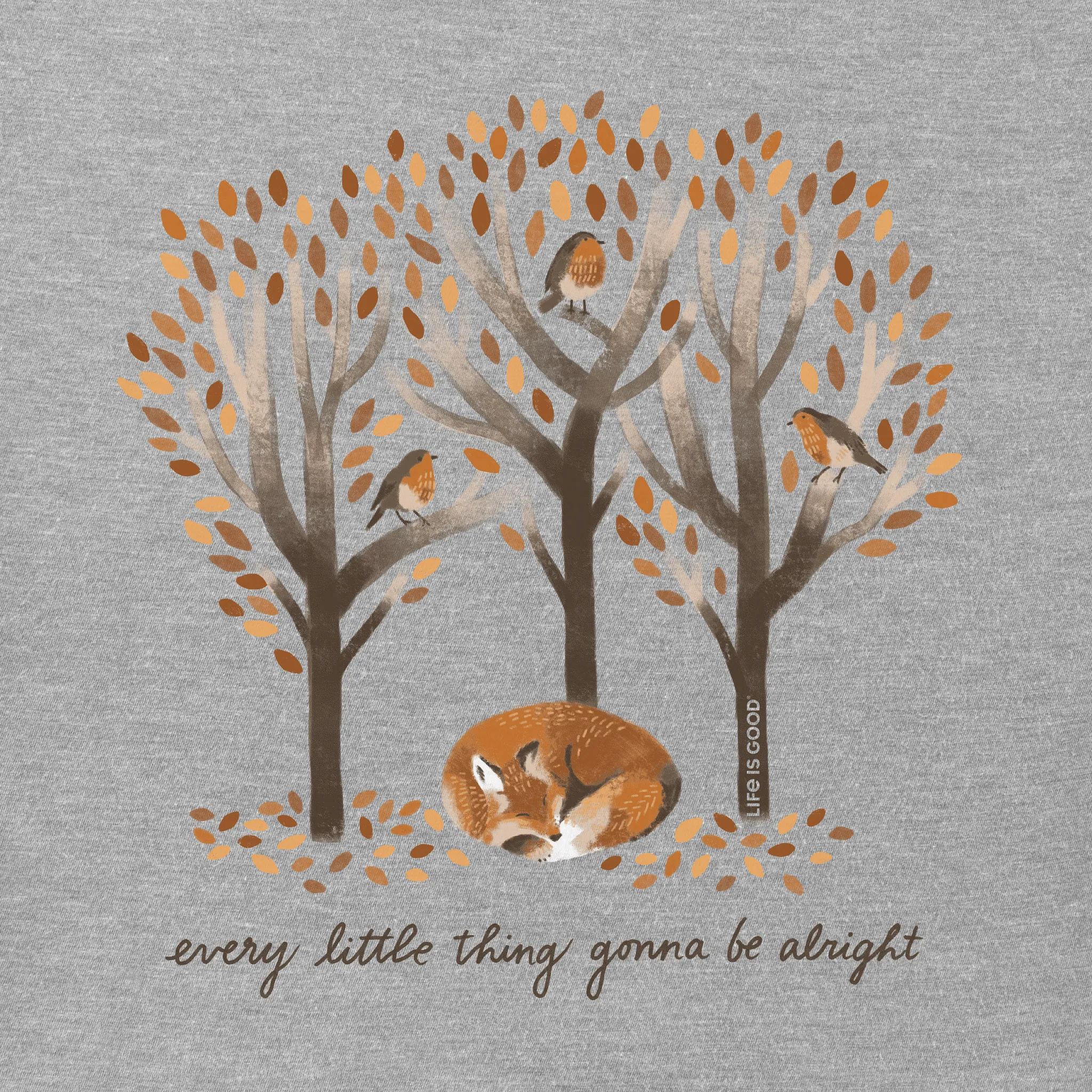 Men's Every Little Thing Fox Short Sleeve Tee Life is Good