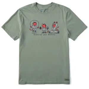 Men's Exercise Your Demons Short Sleeve Tee Life is Good