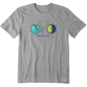 Men's Explore More Bike Short Sleeve Tee Life is Good