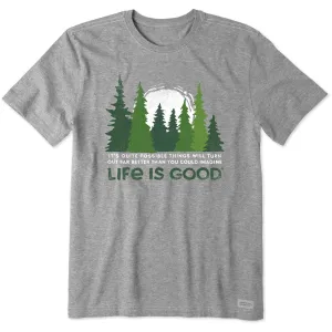 Men's Far Better Than You Can Imagine Trees Short Sleeve Tee Life is Good
