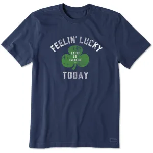 Men's Feelin' Lucky Today Short Sleeve Crusher Tee Life is Good