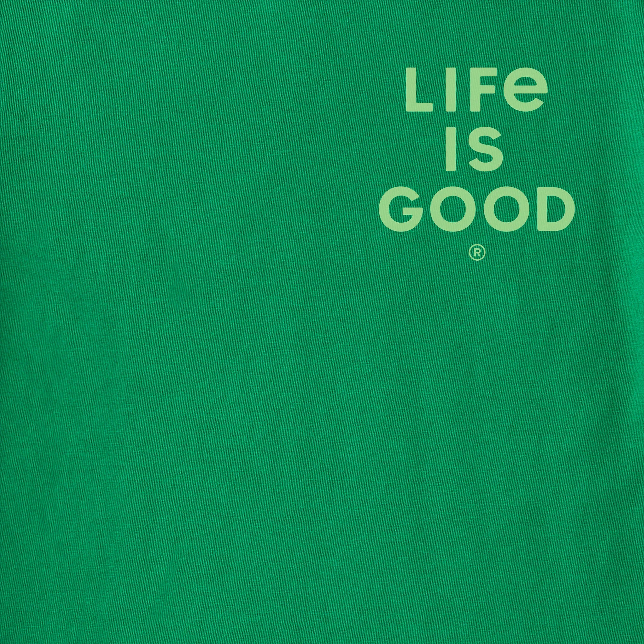 Men's Fineline Celtic Clover Short Sleeve Crusher Tee Life is Good