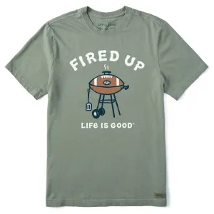 Men's Fired Up Grill Short Sleeve Tee Life is Good