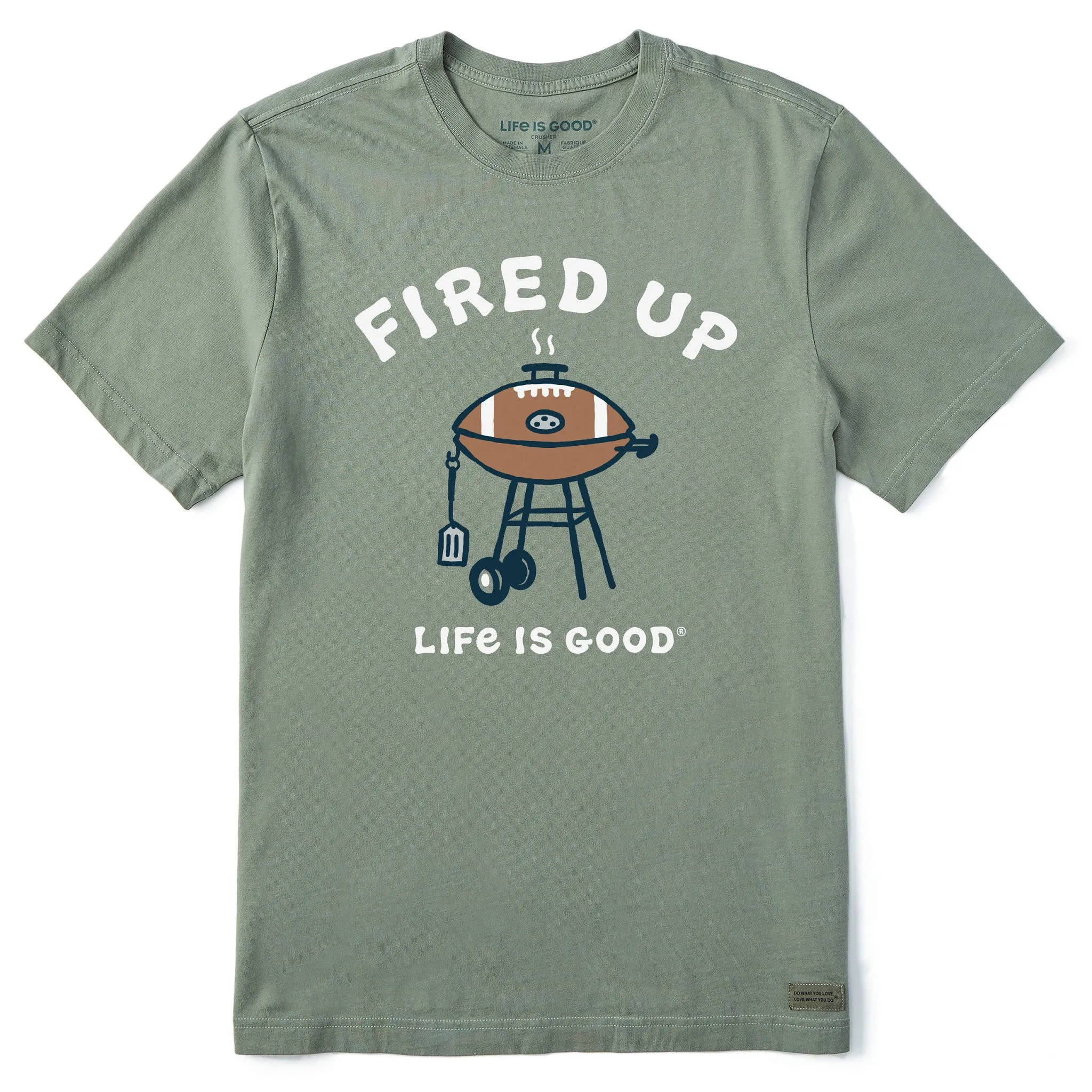 Men's Fired Up Grill Short Sleeve Tee Life is Good