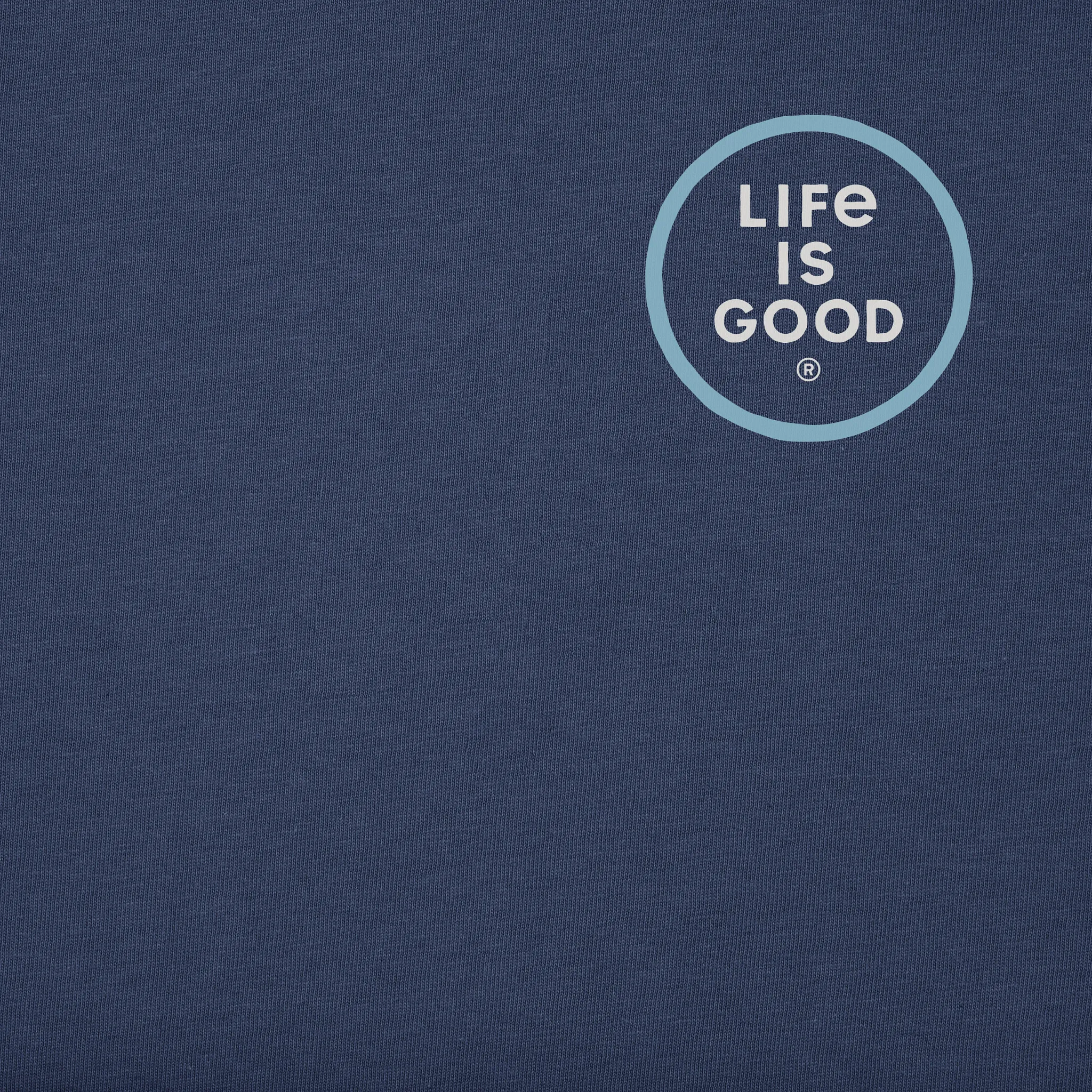 Men's Fish Around and Find Out Short Sleeve Crusher Tee Life is Good