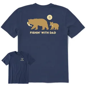 Men's Fishin With Dad Short Sleeve Tee Life is Good