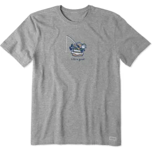 Men's Fishing Jake Short Sleeve Crusher Tee Life is Good