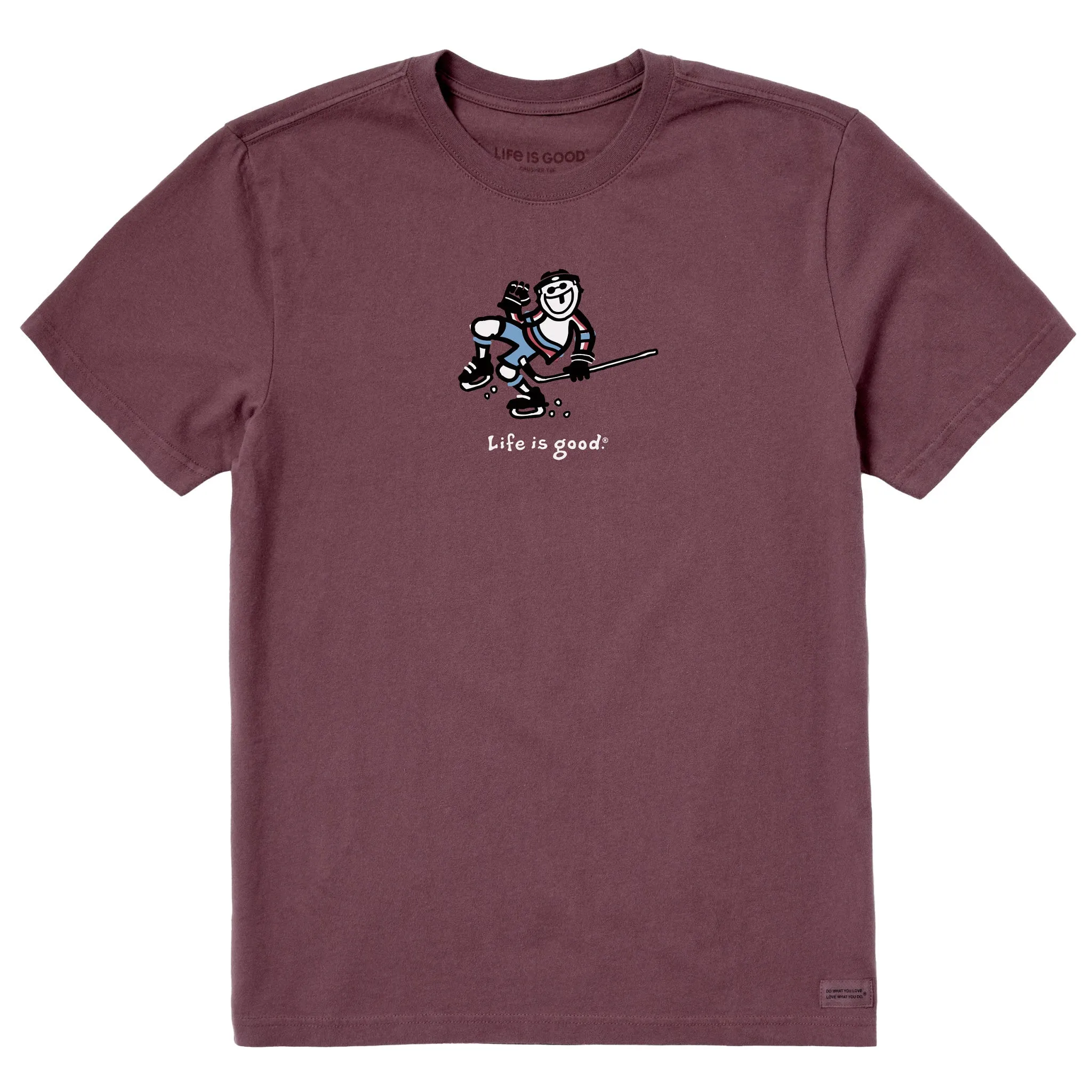 Men's Fist Pump Hockey Short Sleeve Crusher Tee Life is Good