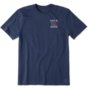 Men's Flag LIG Short Sleeve Crusher Tee Life is Good