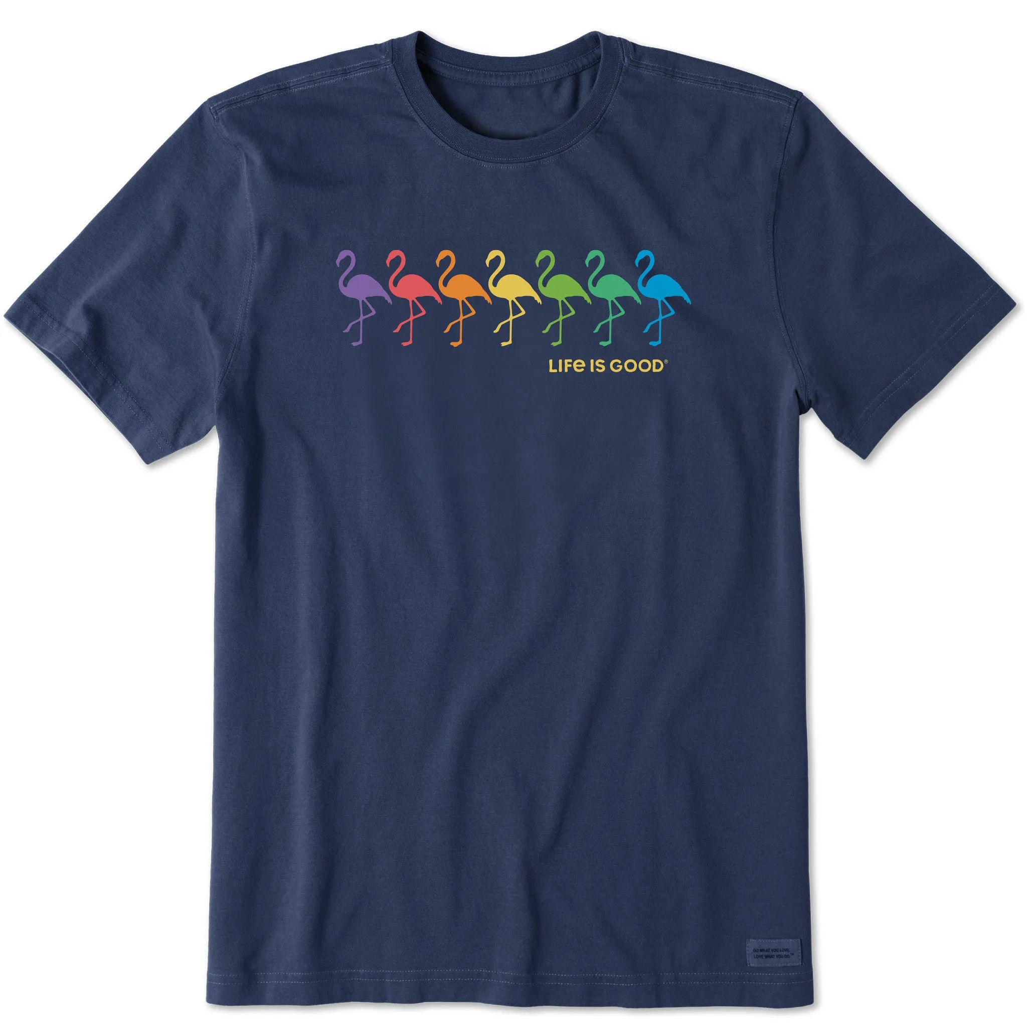 Men's Flamingo Spectrum Short Sleeve Tee Life is Good