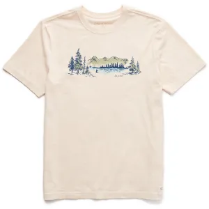 Men's Fly Fish Vista Short Sleeve Crusher Tee Life is Good