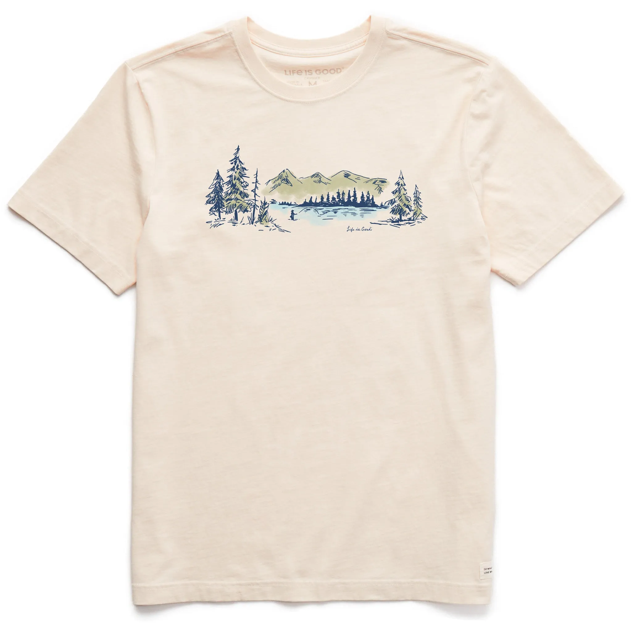 Men's Fly Fish Vista Short Sleeve Crusher Tee Life is Good