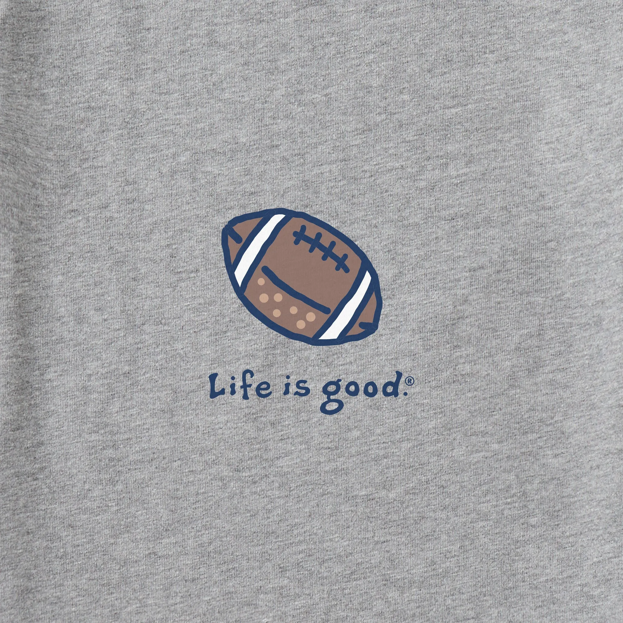 Men's Football Icon Short Sleeve Tee Life is Good