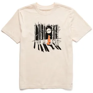 Men's Fox in the Woods Short Sleeve Crusher Tee Life is Good